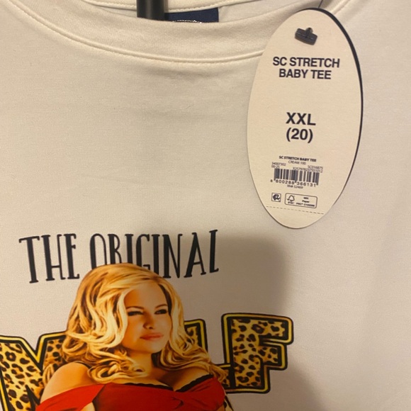 NWT!!  THE ORIGINAL MILF- STIFLERS MOM baby-fit stretch tee - Picture 3 of 5